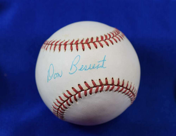Don Bessent PSA DNA Coa Autograph National League ONL Signed Baseball