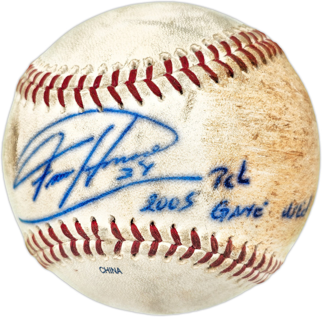 Felix Hernandez Auto 05 Pacific Coast League Game Used Baseball Mariners PSA/DNA