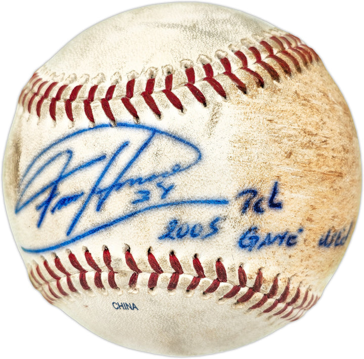 Felix Hernandez Auto 05 Pacific Coast League Game Used Baseball Mariners PSA/DNA