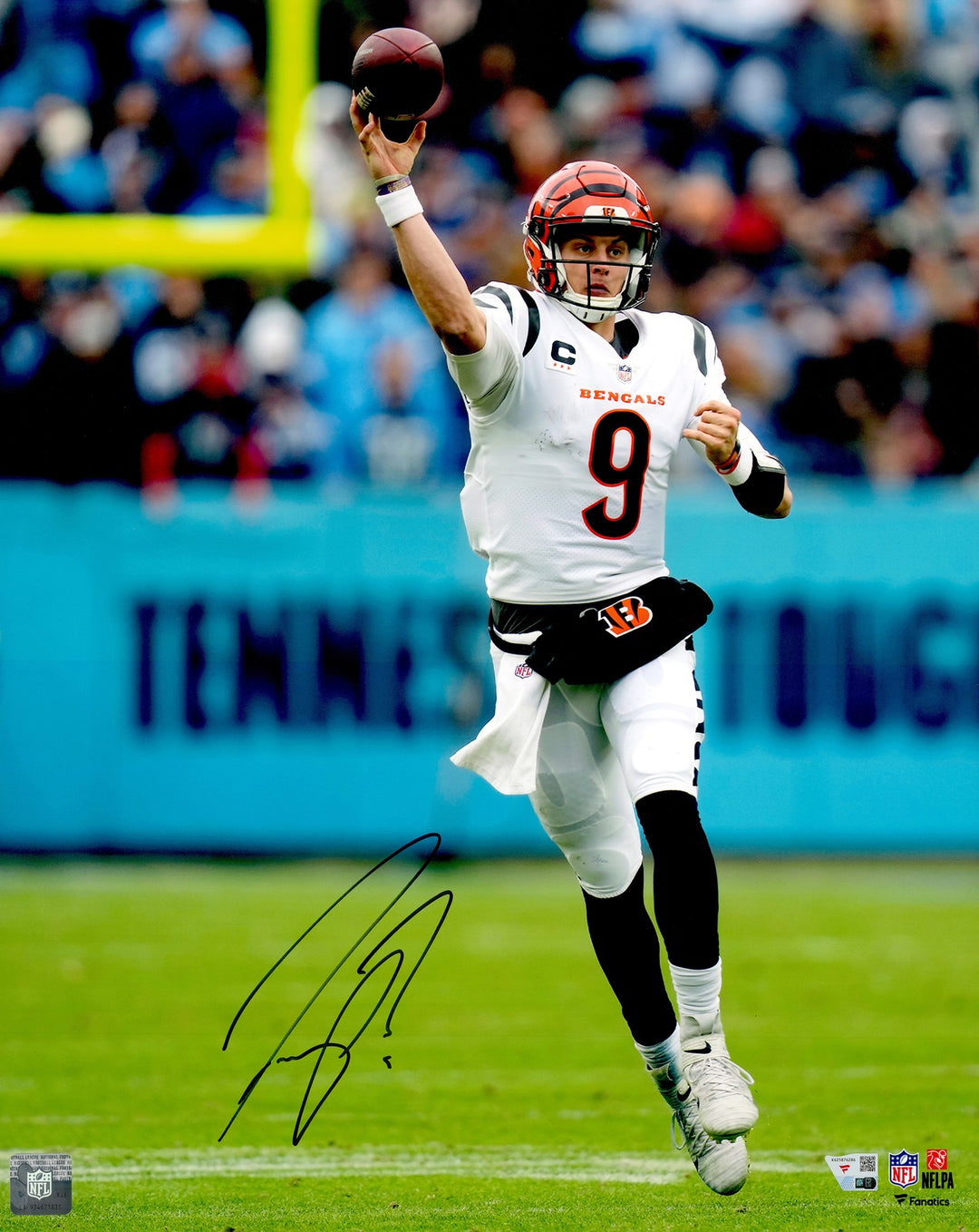 Joe Burrow Signed 16x20 Photo Cincinnati Bengals Fanatics Holo