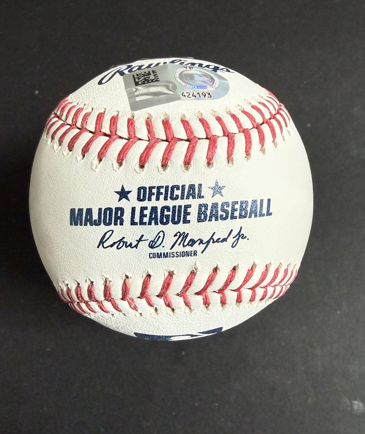 Aaron Judge Signed Official MLB Baseball Yankees 62 HR 10-4-22 Auto Fanatics COA
