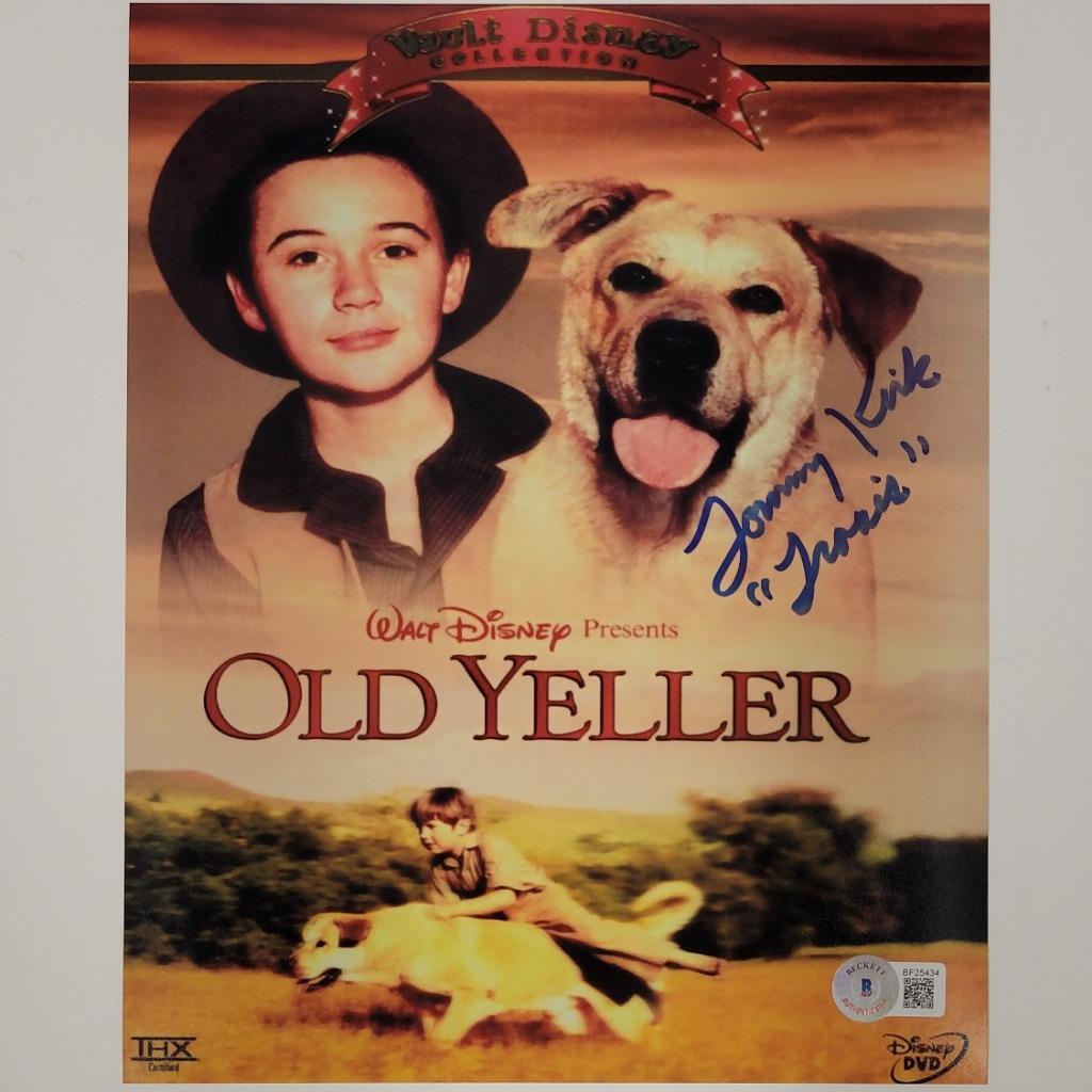 Tommy Kirk signed Old Yeller "Travis" 8x10 photo autograph ~ BAS Beckett Holo