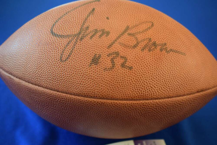 Jim Brown JSA Coa Autograph Official NFL Signed Football