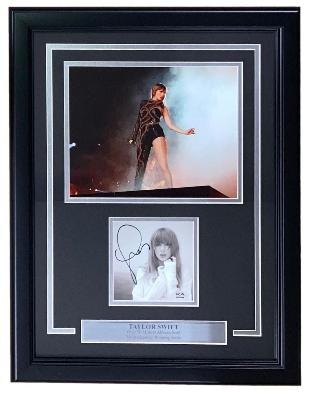 Taylor Swift Signed Framed TTPD Smoke Photograph PSA/DNA