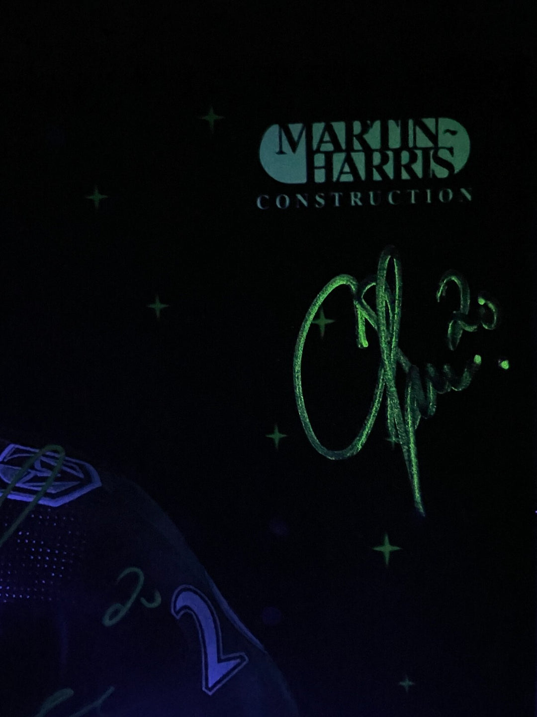 Chandler Stephenson Vegas Golden Knights 12/9/22 Glow Signed 11x17 Poster Photo