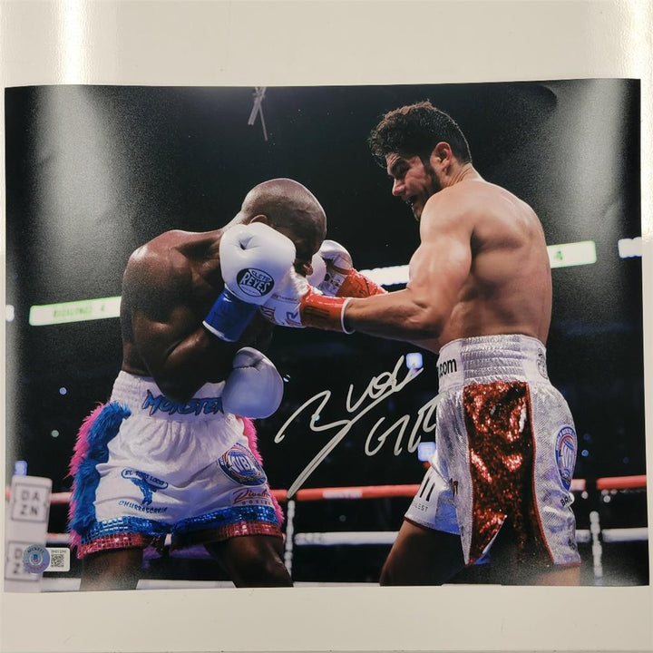 Gilberto Ramirez "Zurdo" signed 11x14 Photo WBO Boxing Champ ~ Beckett BAS COA