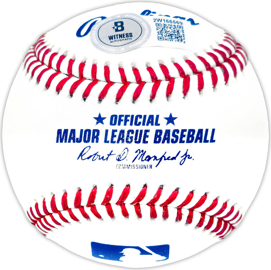 Jim Leyland Signed Official MLB Baseball Detroit Tigers "HOF 24" Beckett Witness