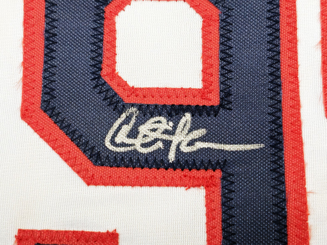 Major League Charlie Sheen Corbin Bernsen & Tom Berenger Auto White Jersey BAS