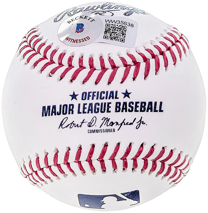 Miguel Vargas Autographed Signed MLB Baseball Dodgers, White Sox Beckett Wit