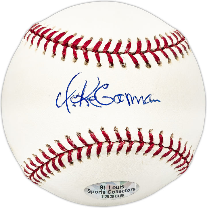 Mike Garman Autographed Official MLB Baseball Boston Red Sox Beckett QR #BL93572