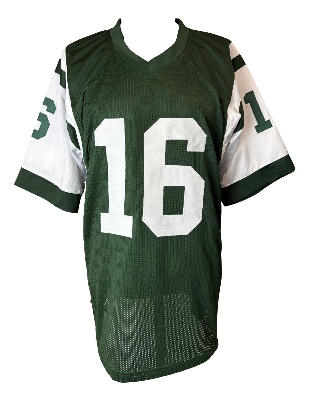 Vinny Testaverde New York Signed Green Football Jersey JSA Hologram