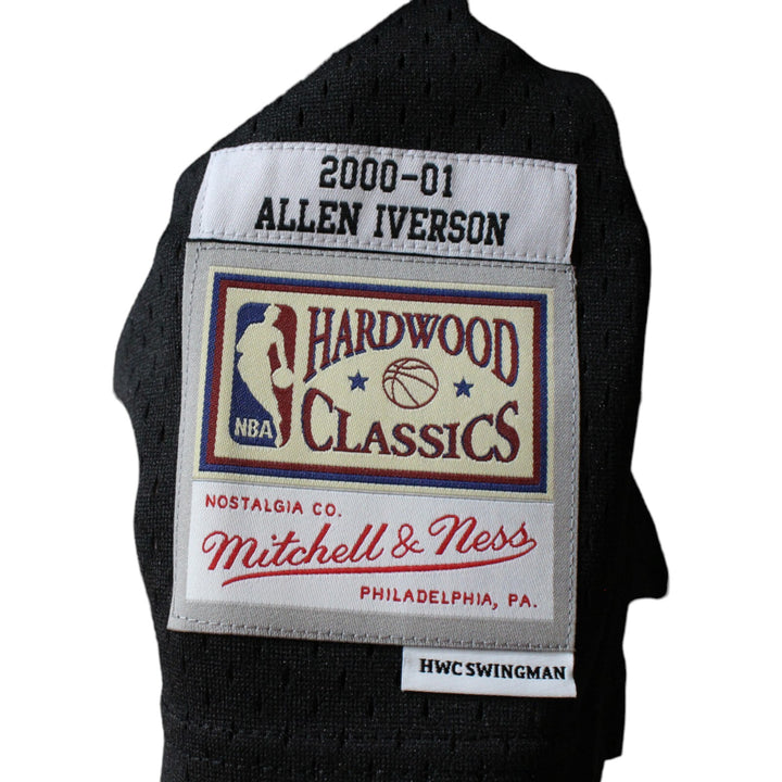 Allen Iverson Signed Philadelphia 76ers Mitchell&Ness Black Beckett 44403