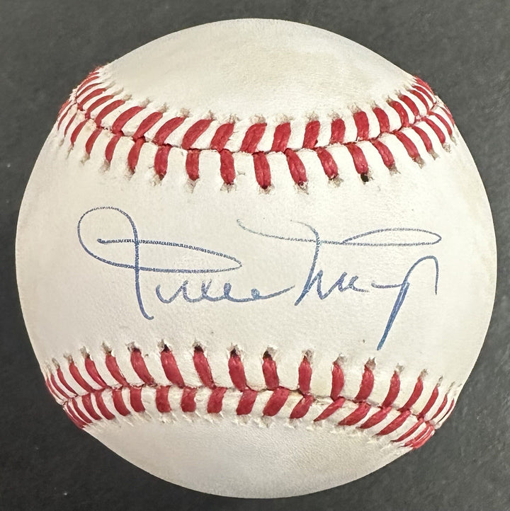 Willie Mays Signed Official NL Baseball SF Giants Autograph Clean PSA COA HOF