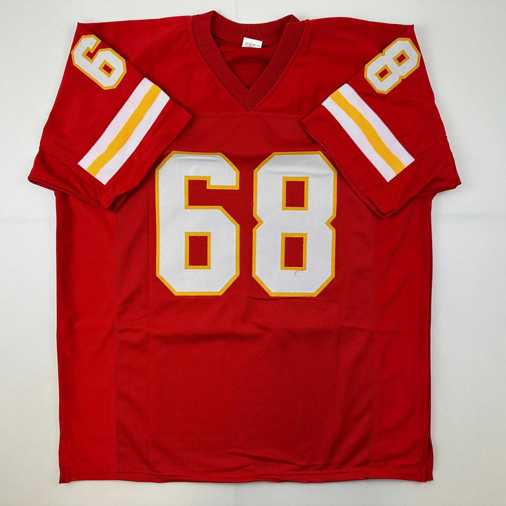 Facsimile Autographed Will Shields Kansas City Red Reprint Jersey Size Men's XL