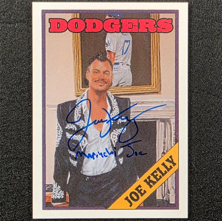 Joe Kelly signed "Mariachi Joe" 2021 Topps Project 70 Jonas Never card auto PSA