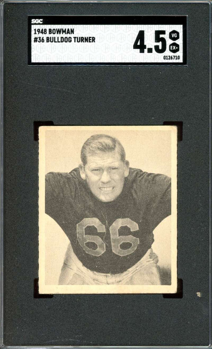 Clyde Bulldog Turner SGC VG-EX+ 4.5 1948 Bowman