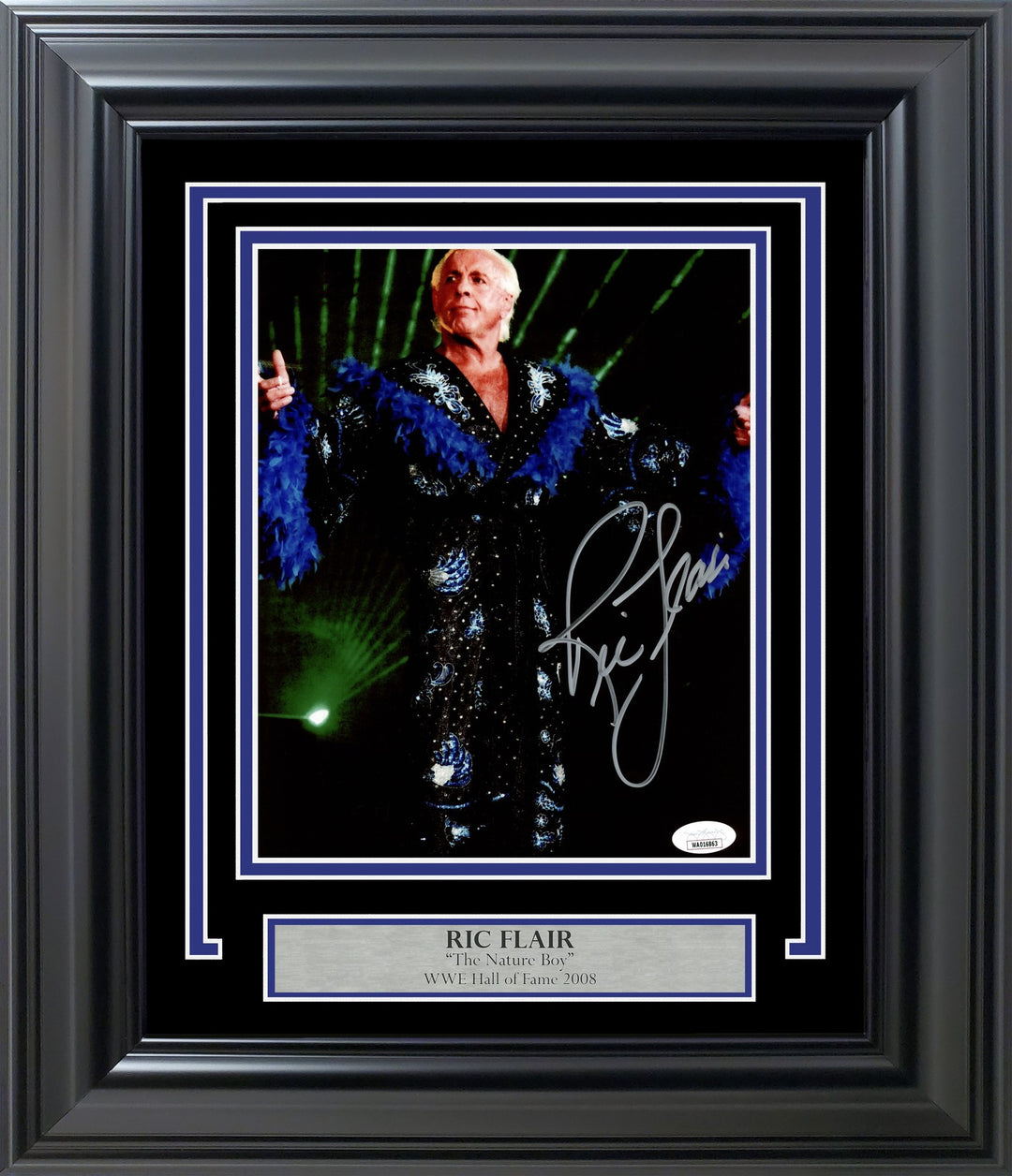 Ric Flair Signed Framed 8x10 Photo WWE JSA
