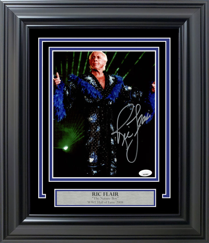 Ric Flair Signed Framed 8x10 Photo WWE JSA