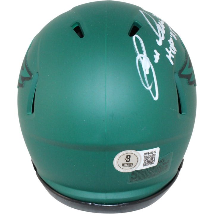 Eric Allen Autographed Philadelphia Eagles Rave Mini Helmet HOF Beckett W 53598