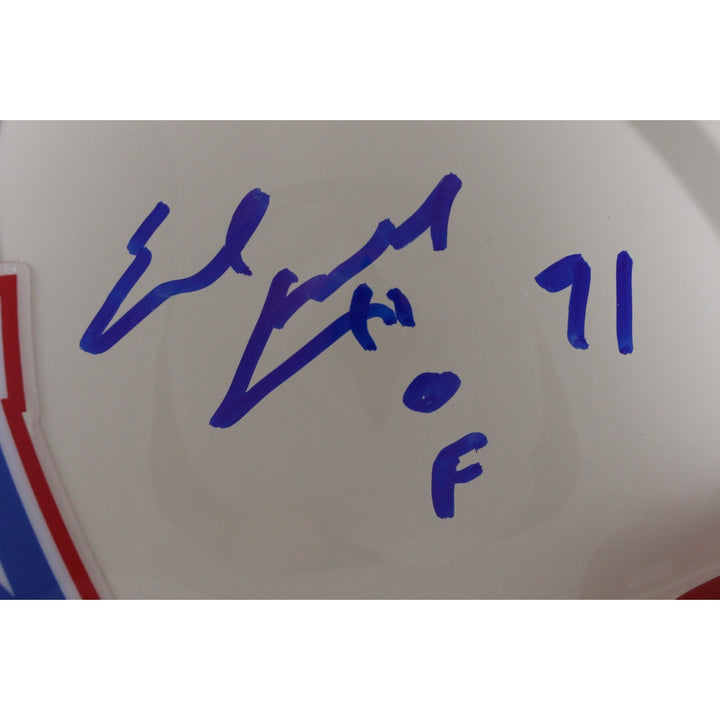 Earl Campbell Signed Tennessee Titans Authentic Retro Helmet Beckett W 56954
