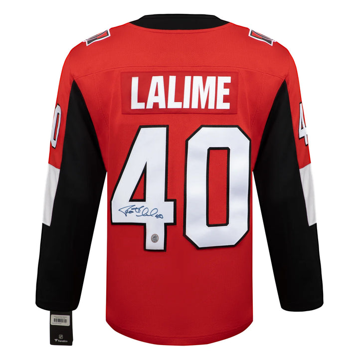Patrick Lalime Autographed Ottawa Senators Fanatics Breakaway Jersey