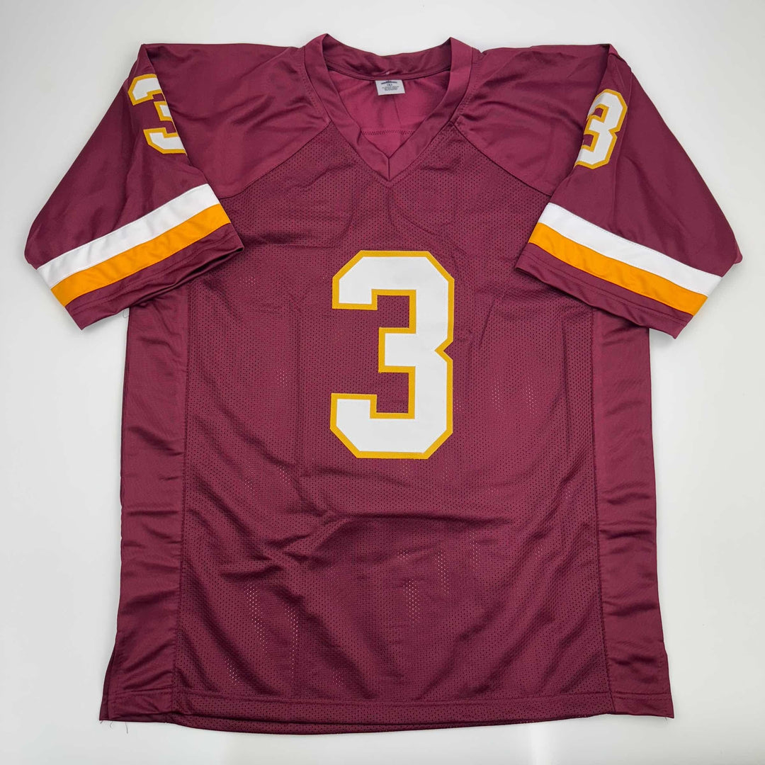 Autographed/Signed Mark Moseley 82 MVP Washington Football Jersey BAS COA