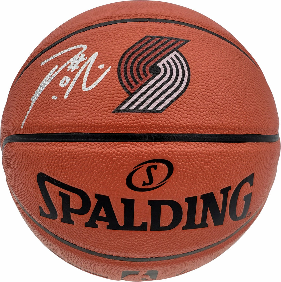 Damian Lillard Signed Spalding Indoor/Outdoor Basketball Trail Blazers Beckett