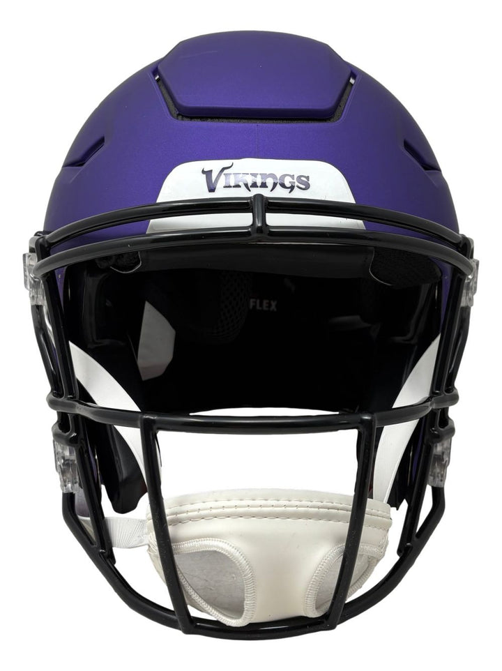 Justin Jefferson Signed Minnesota Vikings FS Authentic SpeedFlex Helmet BAS