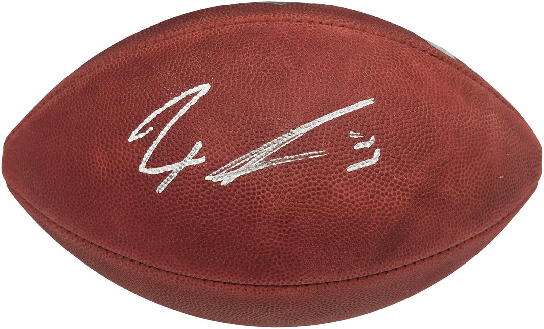 Jaxon Smith-Njigba Signed Official NFL Leather Football Seahawks Fanatics Holo
