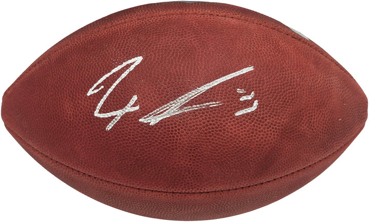 Jaxon Smith-Njigba Signed Official NFL Leather Football Seahawks Fanatics Holo