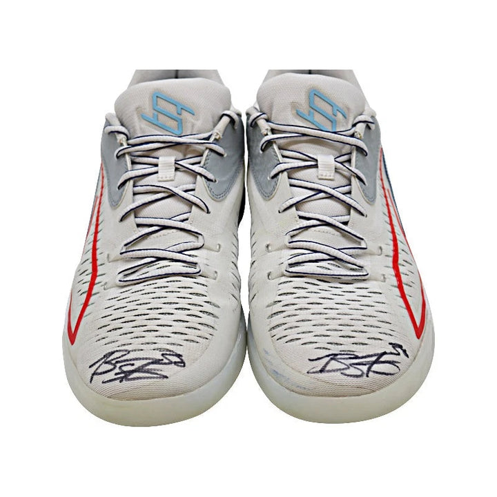 Breanna Stewart Seattle Storm Autographed 2022-23 Turkish League Season Game Worn Pair of Puma Stewie 1 Four Time Sneakers (Stewart LOA)