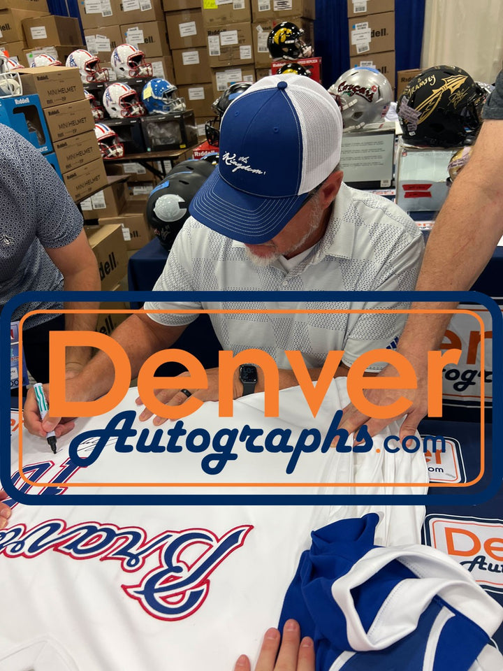 Chipper Jones Autographed Atlanta Braves M&N TB sz 48 Jersey HOF Fanatics 51839