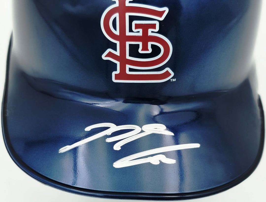 Nolan Arenado Signed St. Louis Cardinals Chrome Blue Mini Helmet Fanatics & MLB