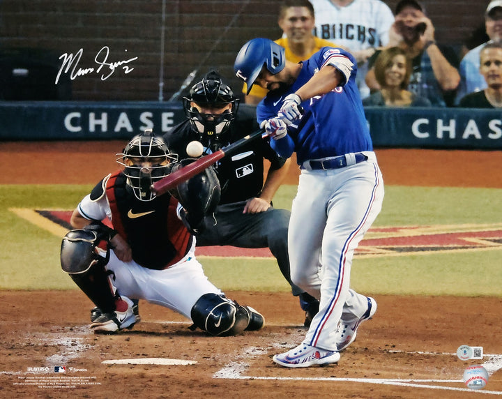 Marcus Semien Signed 16x20 Photo Texas Rangers Beckett BAS Witness