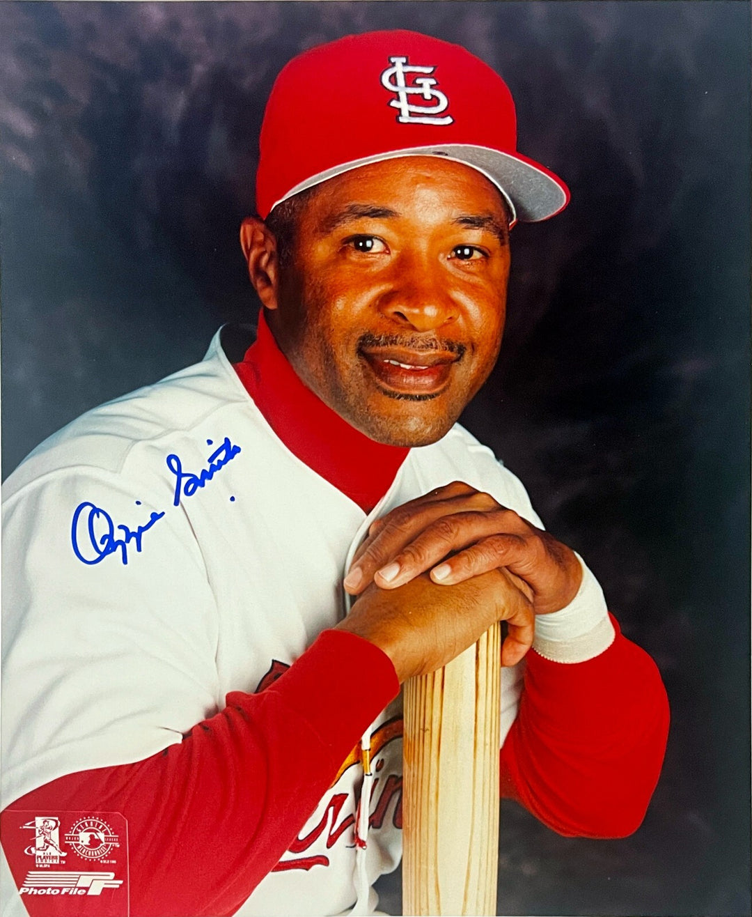 Ozzie Smith signed St. Louis Cardinals MLB 8x10 Photo- COA/Show Ticket/HOF