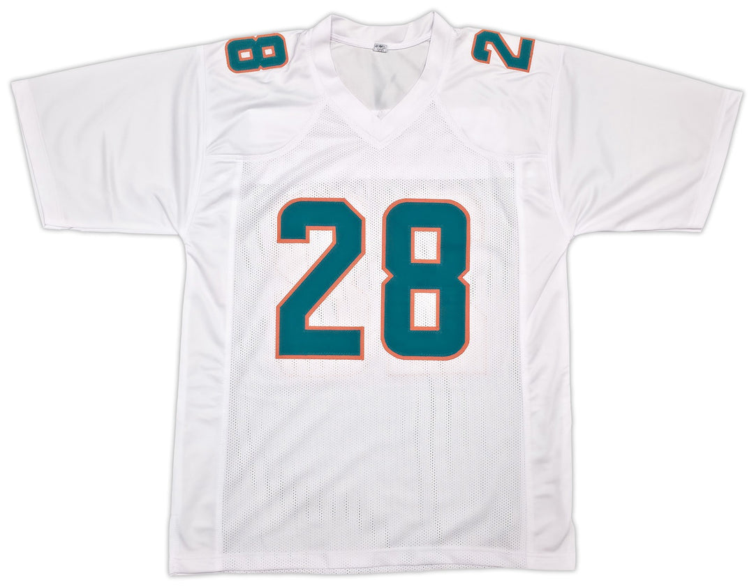 Miami Dolphins De'Von Achane Signed White Jersey Beckett Witness