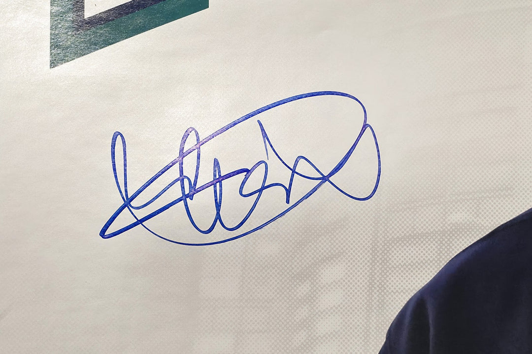 Ichiro Suzuki Signed 20x27 Poster Seattle Mariners Beckett BAS Witness