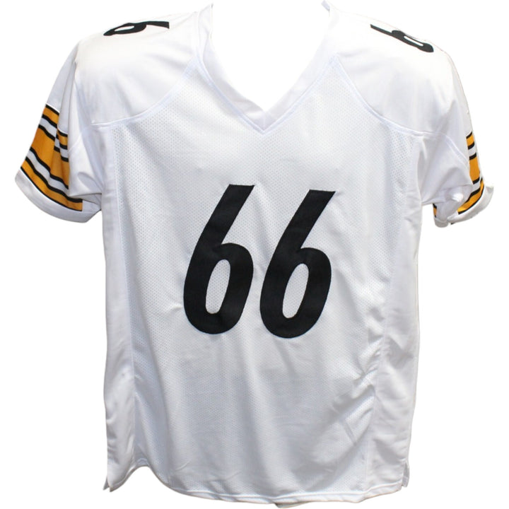 Alan Faneca Autographed/Signed Pro Style White Jersey Beckett 42612
