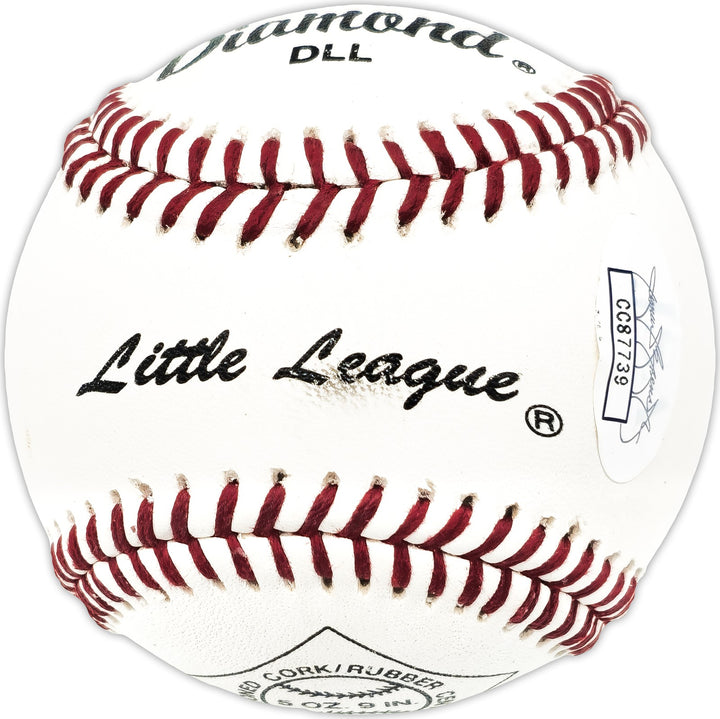 Chuck Thompson Auto Official Little League Baseball Orioles "HOF 93" JSA CC87739