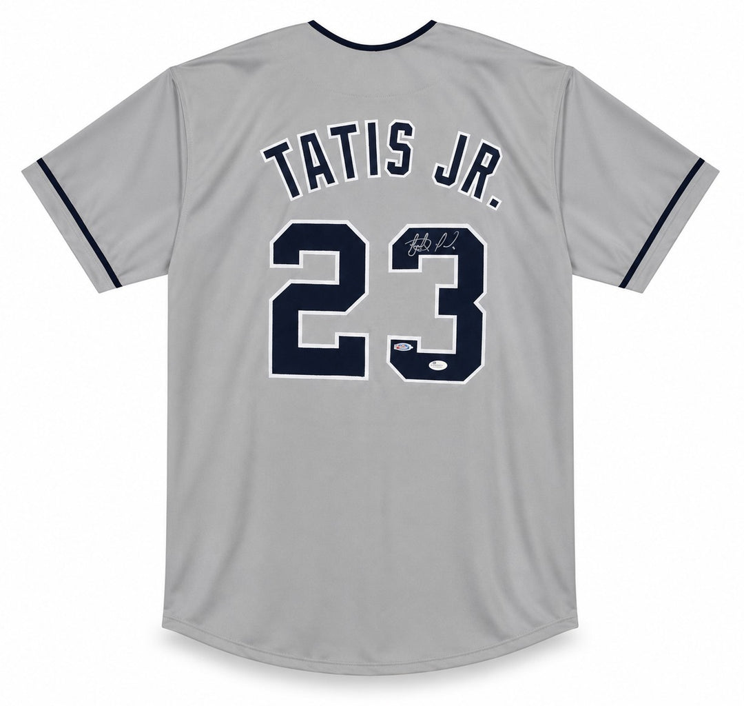 San Diego Padres Fernando Tatis Jr. Signed Grey Jersey JSA