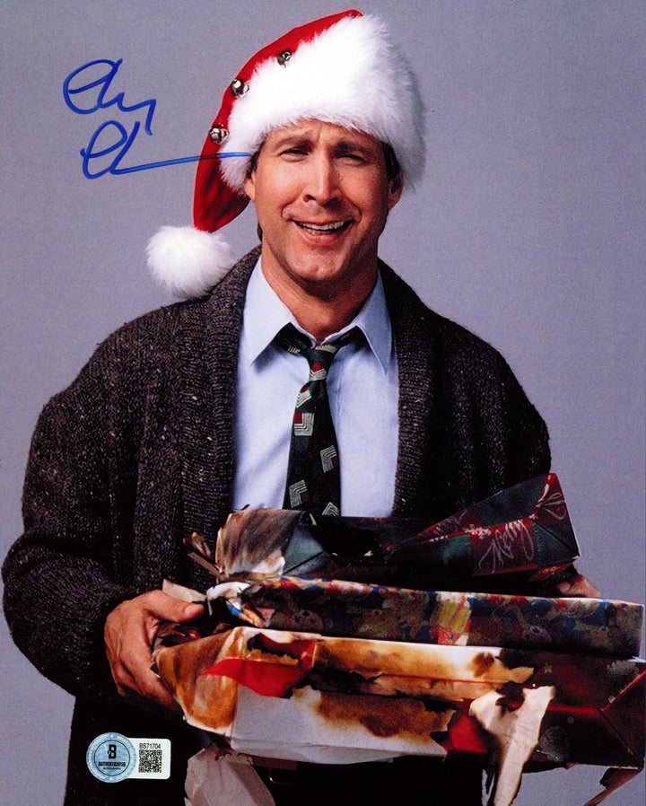Chevy Chase Signed 8x10 Photo Christmas Vacation Beckett