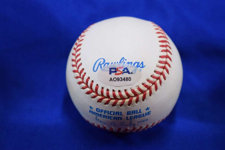 Robin Yount PSA DNA Autograph American League Signed Baseball 3142