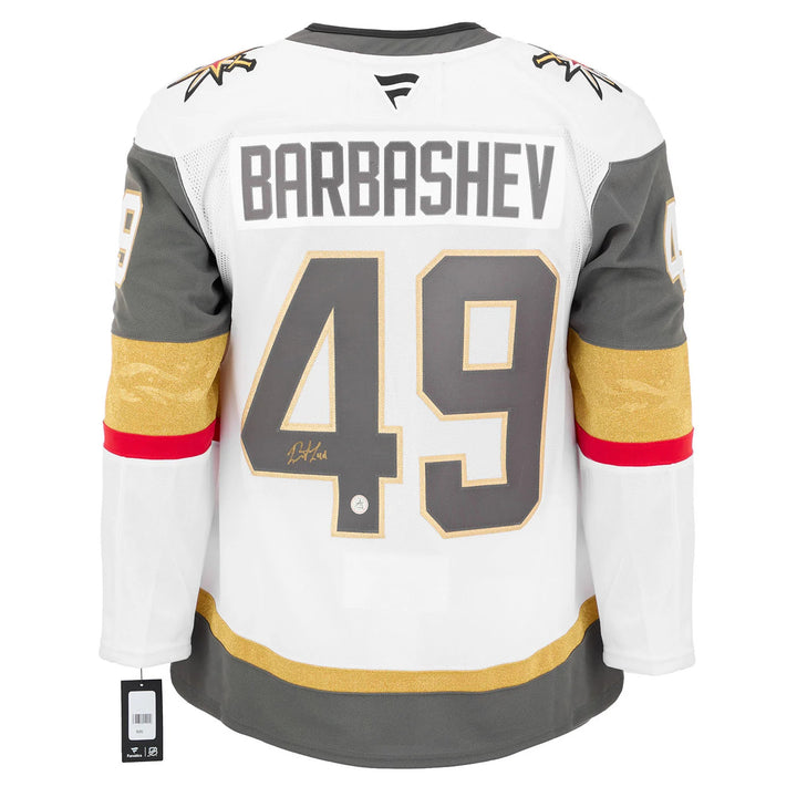 Ivan Barbashev Signed Vegas Golden Knights White Fanatics Premium Jersey