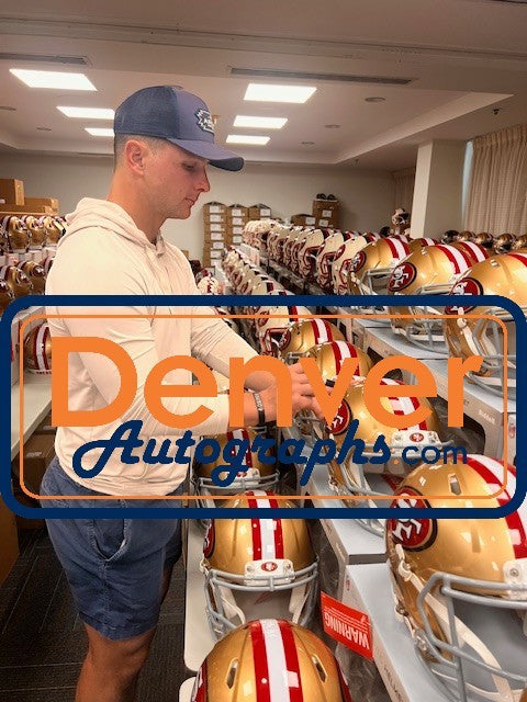 Brock Purdy Autographed San Francisco 49ers Authentic Helmet Beckett WIT 56909