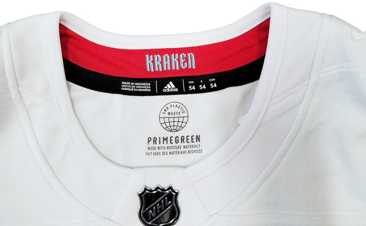 Kraken Ryan Donato Auto White Adidas Inaugural Jersey "1st Kraken Goal" Fanatics