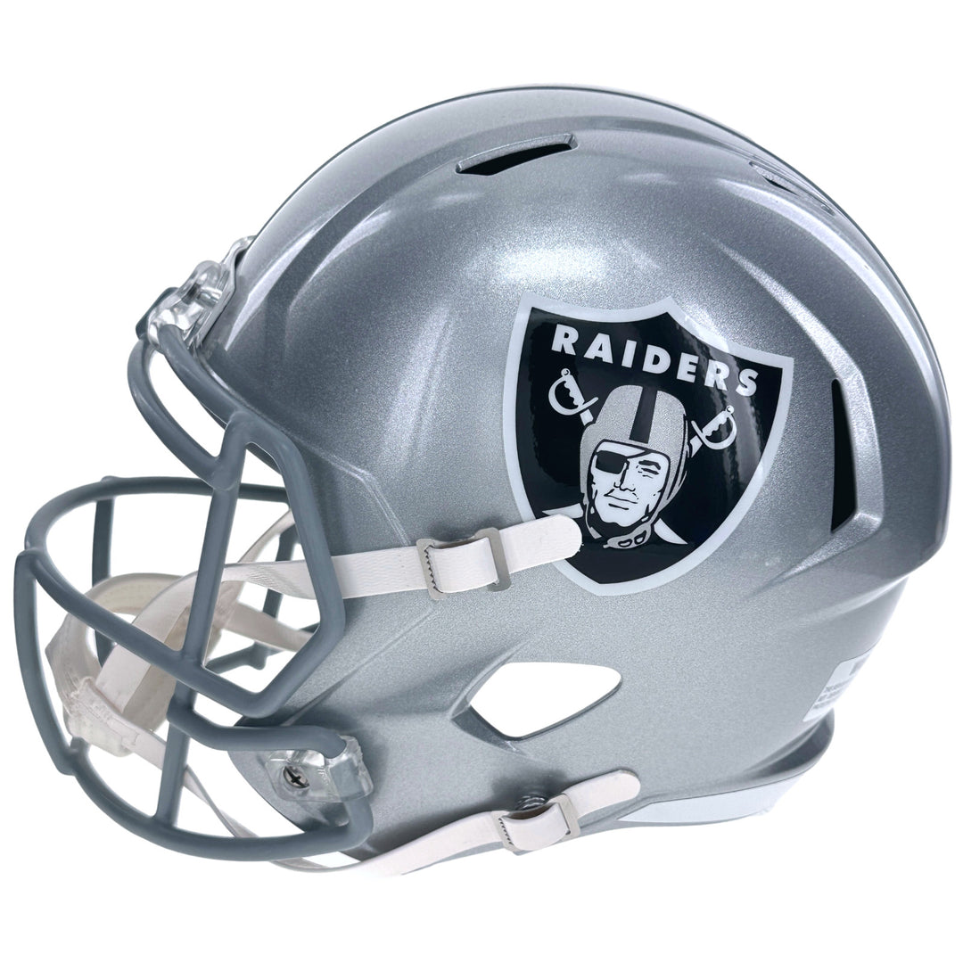 Rich Gannon Signed Las Vegas Raiders Speed Mini Helmet Beckett IGM Autograph