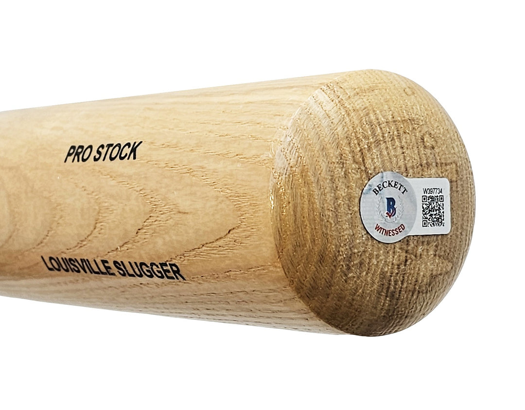 Scott Rolen Auto Natural L Slugger Pro Stock Bat St. Louis Cardinals Beckett Wit