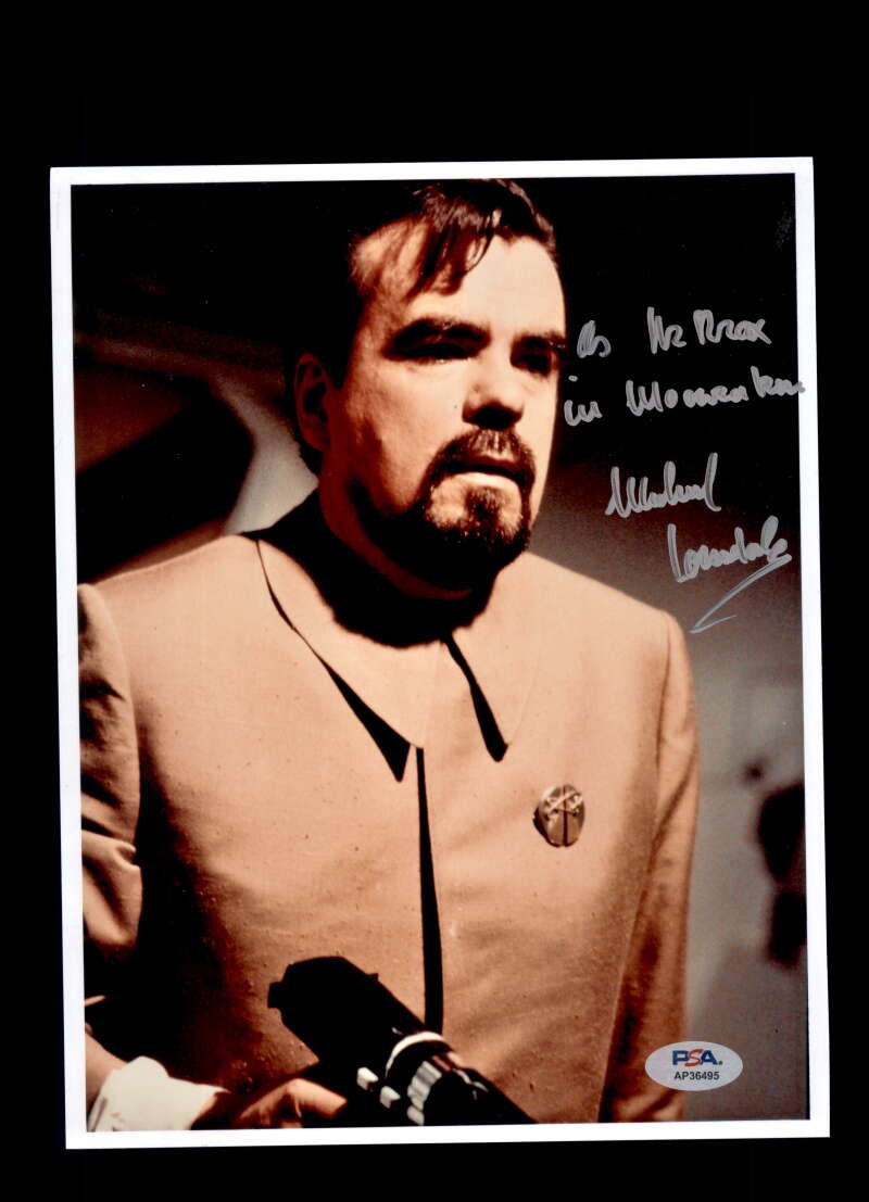 Michael Lonsdale PSA DNA Coa Signed 8x10 Photo Autographed James Bond