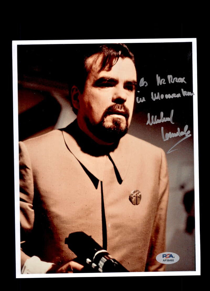 Michael Lonsdale PSA DNA Coa Signed 8x10 Photo Autographed James Bond