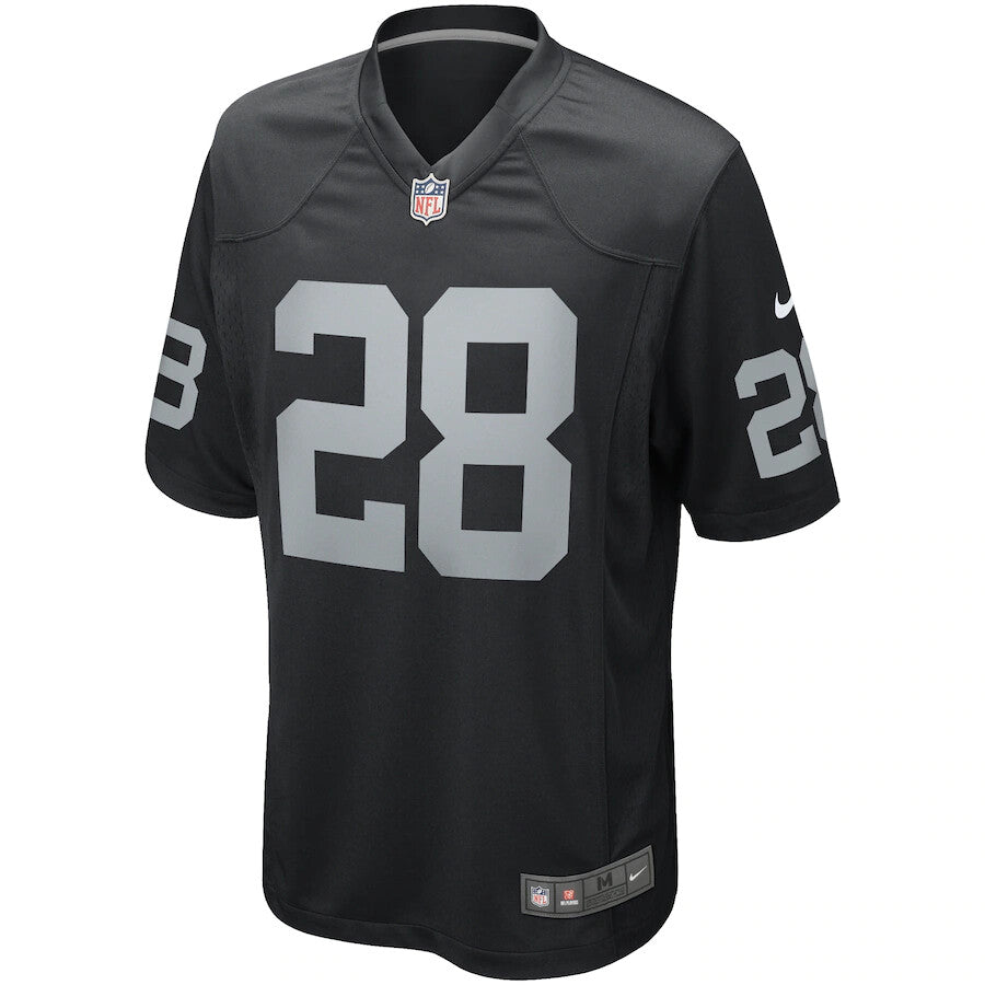 Josh Jacobs Autographed Las Vegas Raiders Official Nike Game Jersey NWT JSA COA